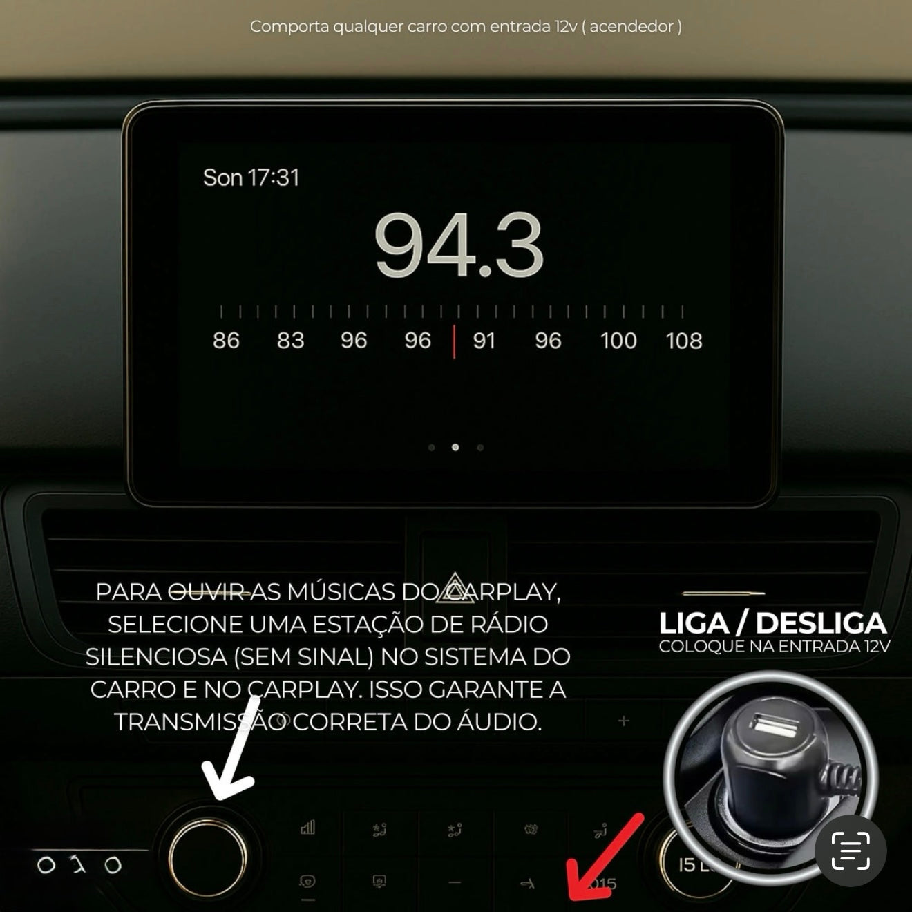 Connect Play Pro + Brinde – Seu Carro Mais Moderno